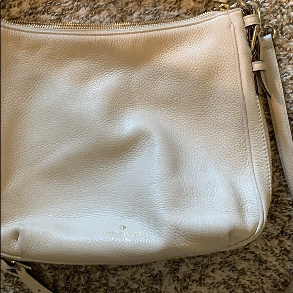 Kate spade beige leather purse crossbody/shoulder - Picture 2 of 5